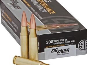 SIG 308 WINCHESTER 168GR OTM