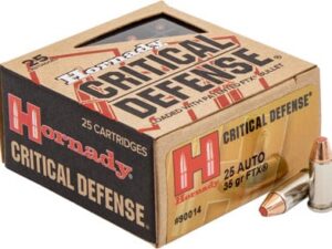 HORNADY CRITICAL DEFENSE 25ACP