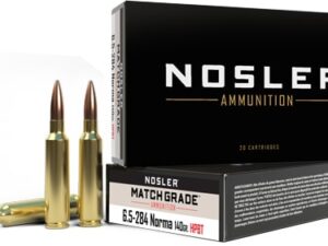 NOSLER MATCH 6.5MM X 284 NORMA