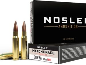 NOSLER MATCH GRADE 308WIN 168G