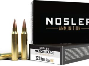 NOSLER MATCH GRADE 223REM 70GR