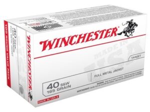 WINCHESTER USA 40SW 165GR FMJ