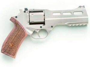 RHINO .357MAG REVOLVER 50DS CHROME 5IN BBL 3MOON CLIPS 6RND ADJ. REAR SIGHT