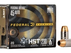 FED PRM HST 45ACP 230GR JHP 20/200