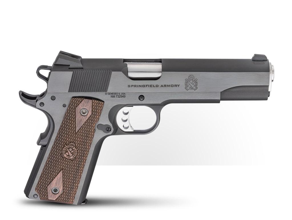 Springfield 1911 Garrison Handgun 9mm Luger 9rd Magazine 5" Barrel Blued