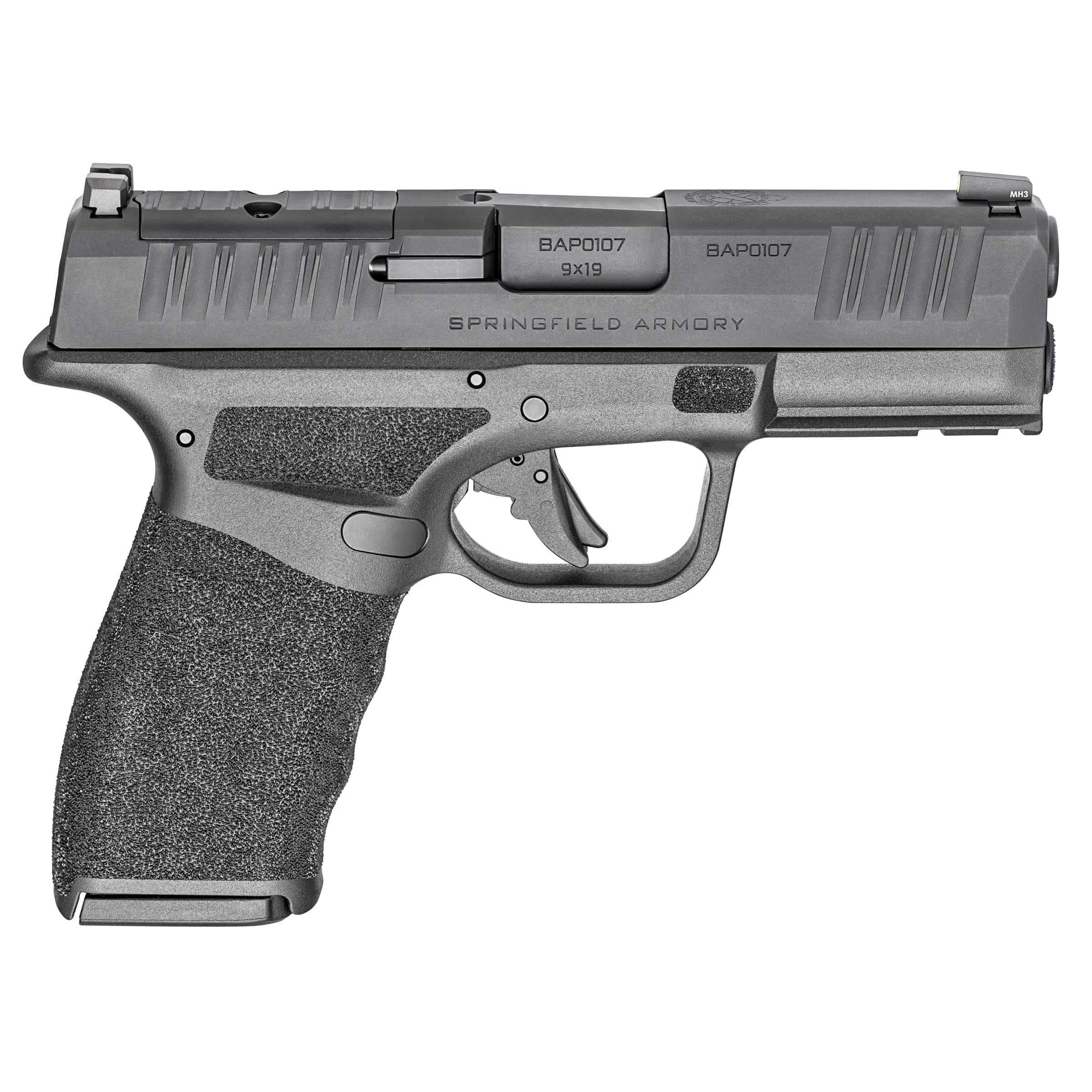 Springfield Hellcat Pro OSP Handgun 9mm Luger 15rd(2) Magazines 3.7" Barrel Black