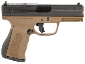 FMK Mach 9 Handgun 9mm Luger 10rd Magazine(1) 4" Barrel Optic Ready Burnt Bronze Frame