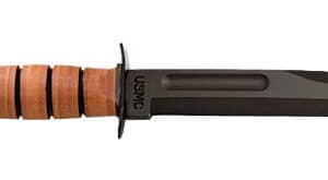 KBAR USMC FIGHTING/UTIL 7" W/SHTH PL