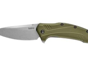 KERSHAW LINK OLIVE ALUMINUM 3.25"
