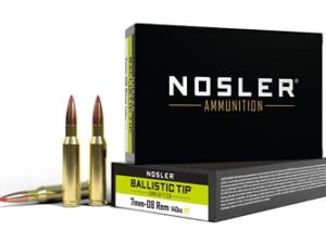 NOSLER 7MM-08 140GR BT 20/200