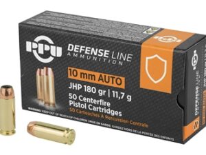 PPU 10MM JHP 180GR 50/500