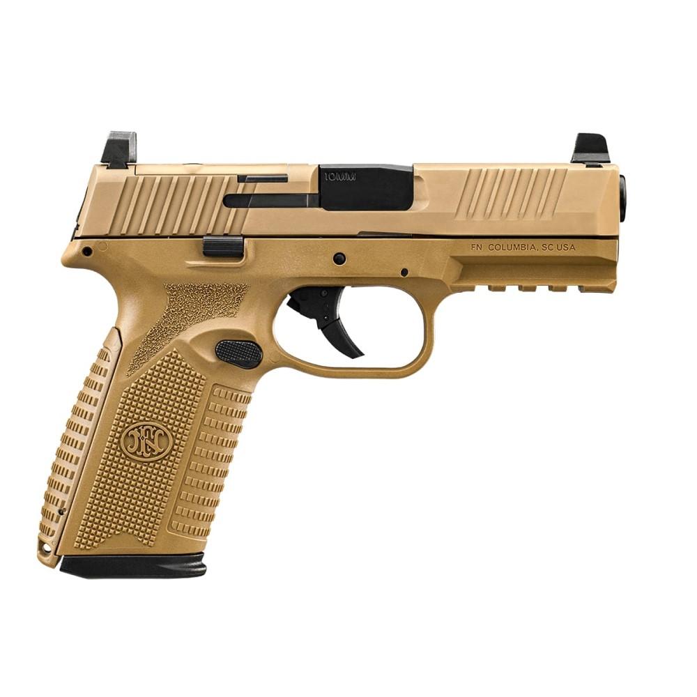 FN 502 MRD Handgun 10mm Auto 15rd Magazine (2) 4.1" Barrel FDE