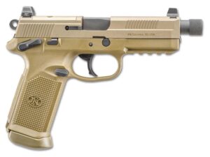 FN FNX-45 Tactical Handgun .45 ACP 10rd Magazines (2) 5.3" Threaded Barrel FDE Night Sights
