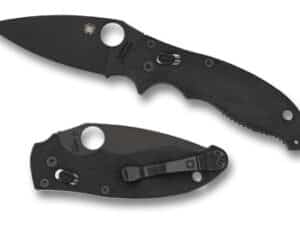 SPYDERCO MANIX 2 BLACK BLADE 3.375"