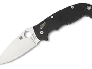 SPYDERCO MANIX 2 XL BLK G10 PLNEDGE