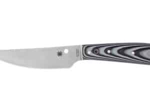 SPYDERCO BOW RIVER G-10 BLK/WHITE