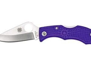 SPYDERCO LADYBUG3 PURPLE FRN PLAIN