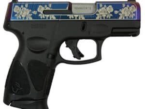 Taurus G3C "Guns & Roses Engraved Mongoose Purple" Handgun 9mm Luger 12rd Magazines(2) 3.26'' Barrel