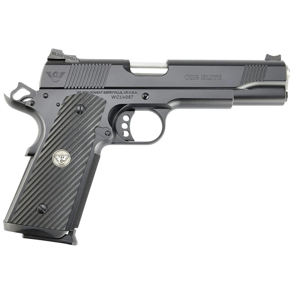 Wilson Combat CQB Elite Full Size Handgun .45 ACP 8rd Magazines (2) 5" Barrel Black