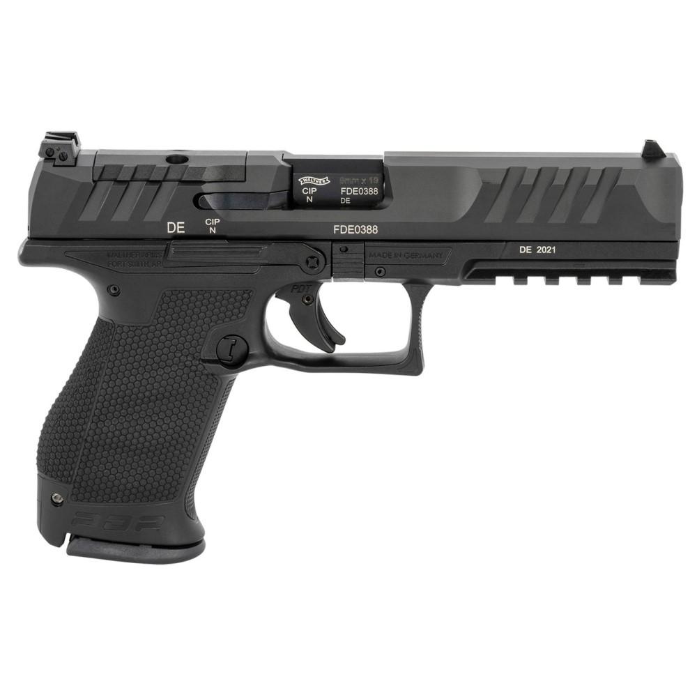 Walther PDP Compact Handgun 9mm Luger 10/rd Magazines (2) 5" Barrel Black Optic Ready