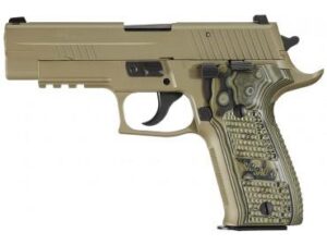 Sig Sauer P226 Scorpion 9mm Luger 10rd Magazine 4.4" Barrel FDE Night Sights Hogue Ext G10 Grips CA Compliant