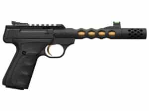Browning Buck Mark Plus Vision Black/Gold Suppressor Ready Handgun .22 LR 10rd Magazine 5.875" Threaded Barrel