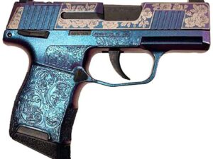 Sig Sauer P365-380-BSS-MS Exclusive "Guns & Roses" Mongoose Purple Handgun .380 10rd Magazines (2) 3.1" Barrel
