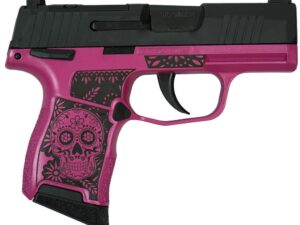 Sig Sauer "Sugar Skull Medusa Pink Frame Only" P365 Optic Ready Handgun 9mm Luger 10rd Magazines(2) 3.1" Barrel X-RAY 3 Sights Manuel Safety