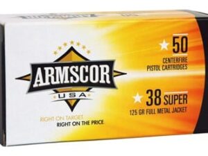 ARMSCOR 38 SUPER 125GR FMJ