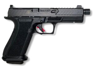 Shadow Systems DR920 War Poet Handgun 9mm Luger 17rd Magazines (2) 5" Threaded Barrel Black War Poet Slide Engraving with Night Sights