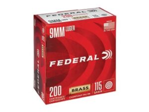 FEDERAL CHAMP 9MM 115GR FMJ 200/BX