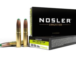 NOSLER 300BLK 220GR BT RN 20/400