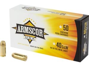 ARMSCOR 40SW 180GR FMJ 50/BX