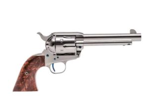 Standard Manufacturing SAA Nickel Revolver .45 Colt 6rd Capacity 5.5" Barrel 2 Piece Grip