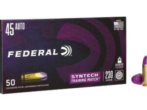 FEDERAL SYNTECH 45ACP 230GR TSJ 50RD BOX
