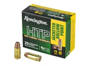 REMINGTON HTP 9MM +P 115GR JHP 20RD BOX