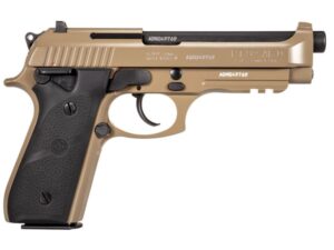 Taurus PT92 Handgun 9mm Luger 17rd Magazines (2) 5" Barrel FDE Black Hogue Grip
