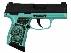 Sig Sauer "Sugar Skull Tiffany Glitter" P365 Optic Ready Handgun 9mm Luger 10rd Magazines(2) 3.1" Barrel X-RAY 3 Sights Manuel Safety