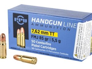 PPU 7.62 TOKAREV FMJ 85GR 50/500