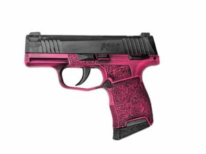 Sig Sauer P365 Exclusive "Pink Filigree" Handgun 9mm Luger 10rd Magazine 3.1" Barrel Manual Safety X-RAY 3 Sights Optic Ready