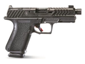 Shadow Systems MR920 War Poet Handgun 9mm Luger 15rd Magazines (2) 4.5" Threaded Barrel Black War Poet Slide Engraving with Night Sights