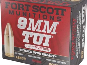 FORT SCOTT 9MM TUI 125GR SOLID