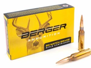 Berger Bullets Elite Hunter Rifle Ammunition 6.5mm Creedmoor 156gr EOL 2680 fps 20/ct