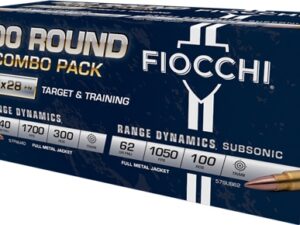 FIOCCHI 5.7X28 300RD 40GR FMJ - 100RD 62GR FMJ COMBO PACK