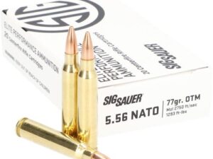 SIG 5.56X45 77GR ELITE OTM - 20RD 10BX/CS