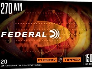 FEDERAL FUSION 270 WIN 150GR - TIPPED FUSION 20RD 10BX/CS