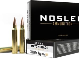 NOSLER MATCH 300 WIN MAG 210GR - REDUCED DRAG HPBT 20RD 10BX/CS