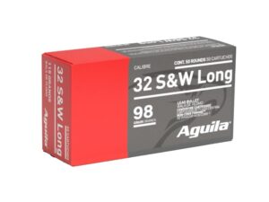 Aguila Handgun Ammuntion .32 S&W Long 98 gr FMJ 705 fps 50/ct