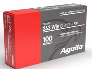 Aguila Rifle Ammunition 243 Win 60gr SP 2960 fps 20/ct