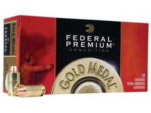 Federal Premium Gold Medal Handgun Ammunition .45 ACP 230 gr FMJ 860 fps 50/box
